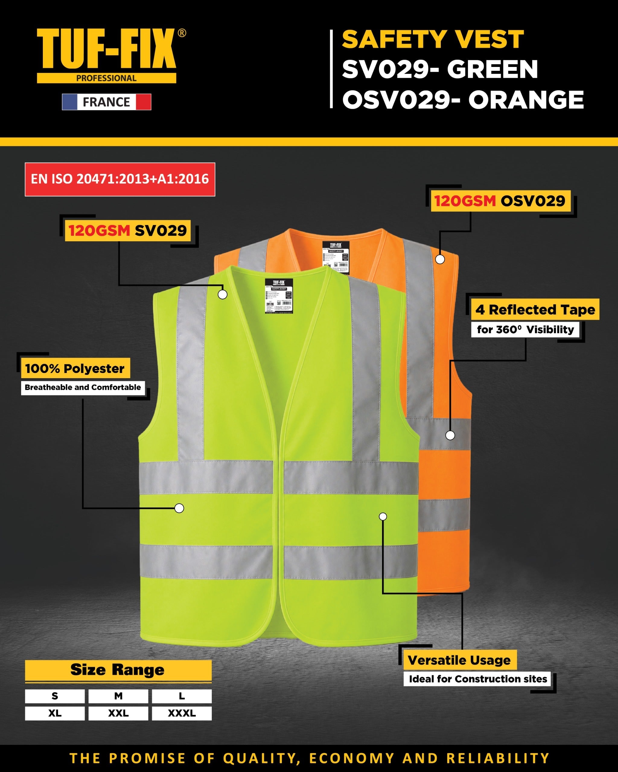 TUF-FIX RD8305 single cartridge chemical respirator leaflet featuring an ergonomic half-mask design, single cotton filter cartridge, and comfortable adjustable head harness - Noor Al Wifaq Oman.
منشور منتج كمامة تنفس كيميائية بخرطوشة واحدة (RD8305 Chemical Respirator) من TUF-FIX يوضح تصميم نصف القناع المريح والفلتر القطني المفرد مع حزام رأس قابل للتعديل - نور الوفاق عمان.